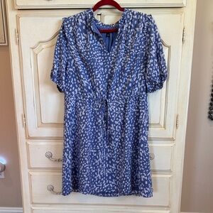 41 Hawthorn Blue and White Mini Dress